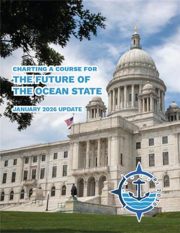 Charting a Course for THE FUTURE OF THE OCEAN STATE JANUARY 2026 UPDATE PDF Cover
