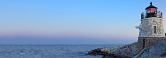 Castle Hill Lighthouse in Rhode Island