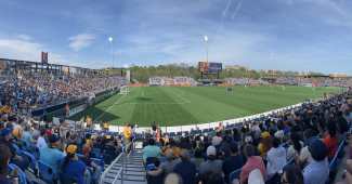 Soccer field and Centerville stadium