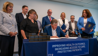 Governor at signing